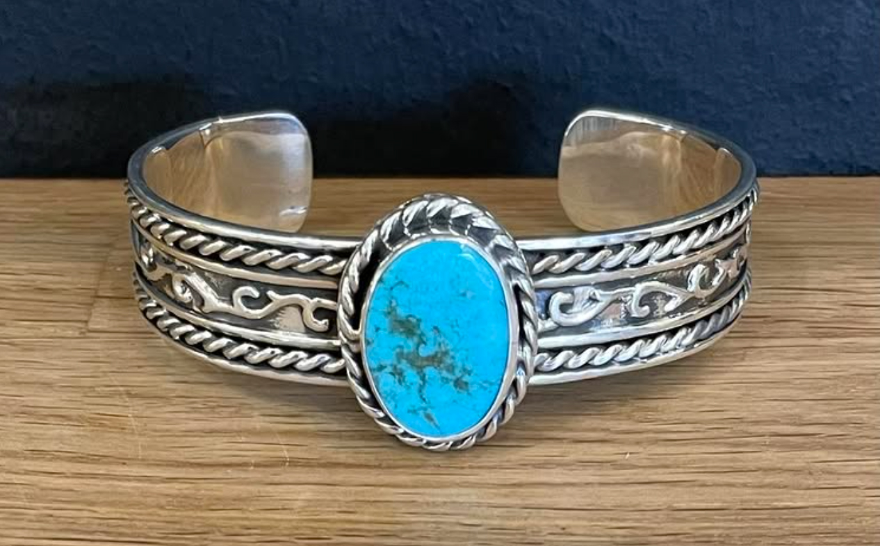 Bracelet Navajo en turquoise