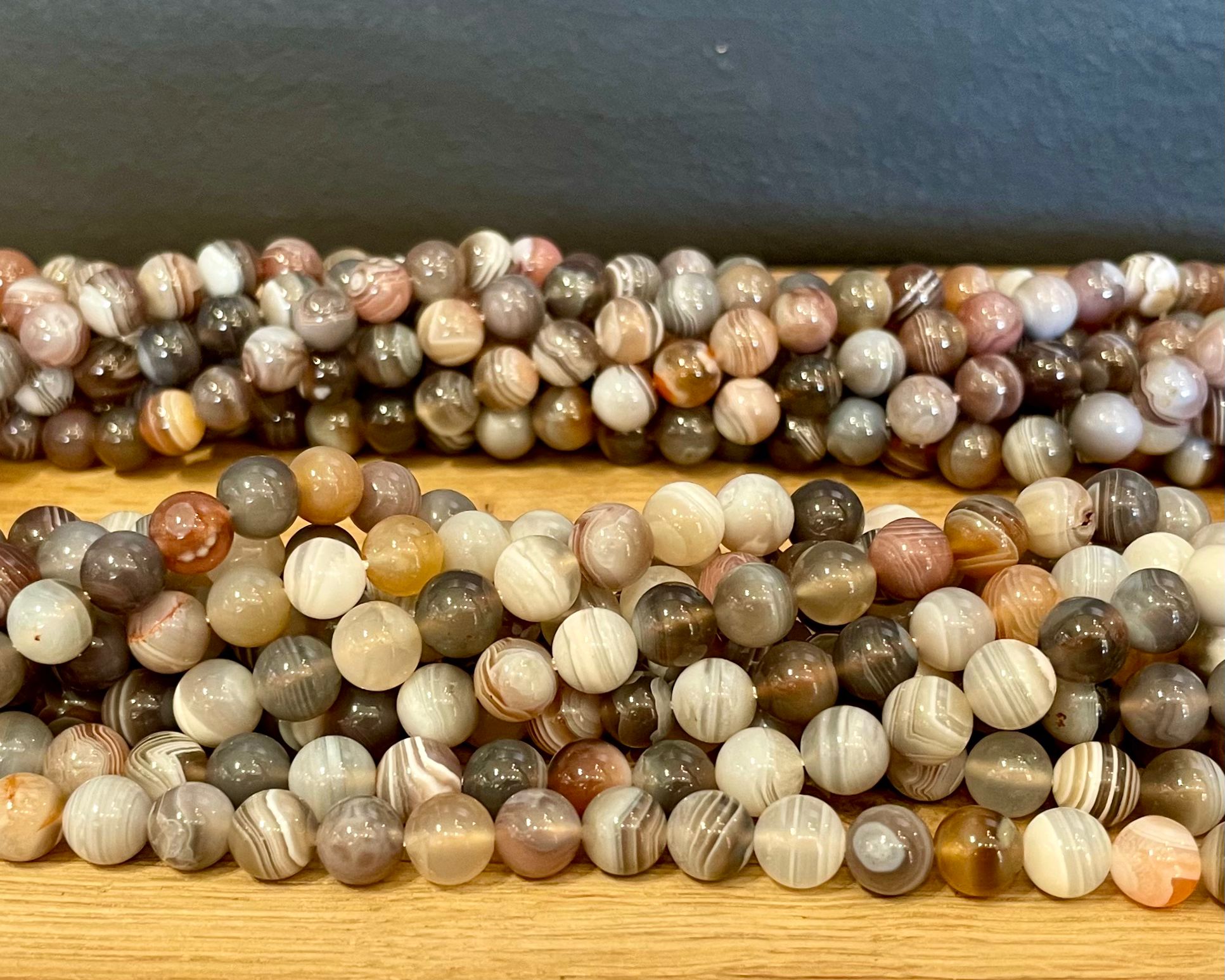 Bracelet en Agate du Botswana
