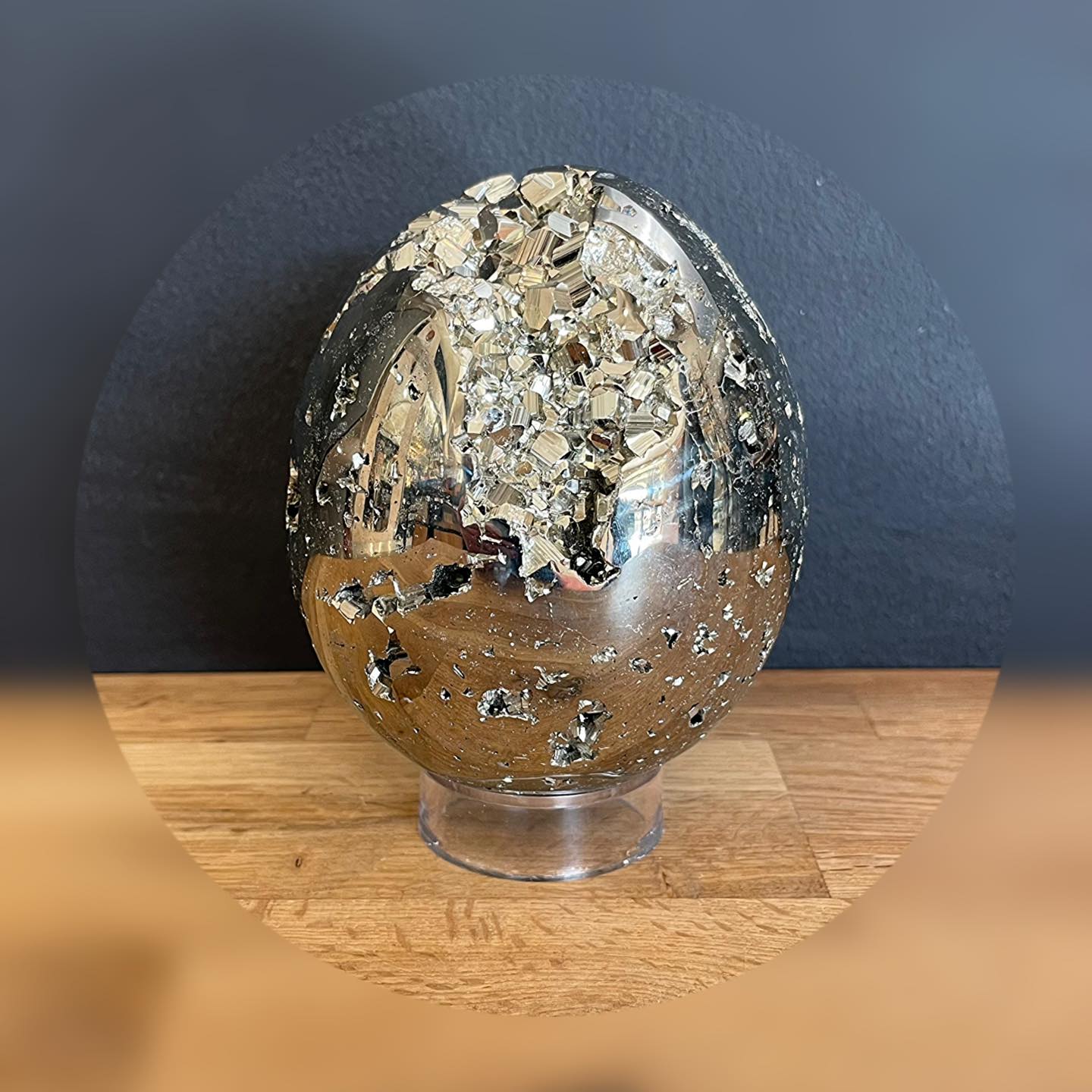 Oeuf en pyrite