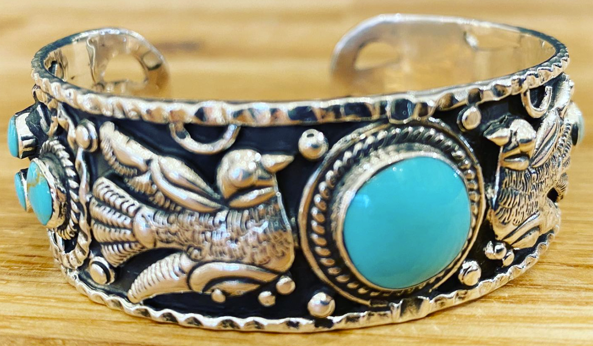 Bracelet en argent et Turquoise
