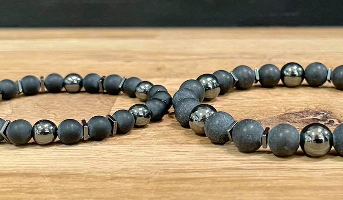 Bracelet Père et Fils en Onyx