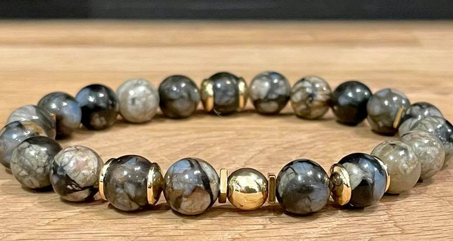 Bracelet en Opale Grise