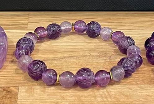 Bracelet Trilogie en Améthyste