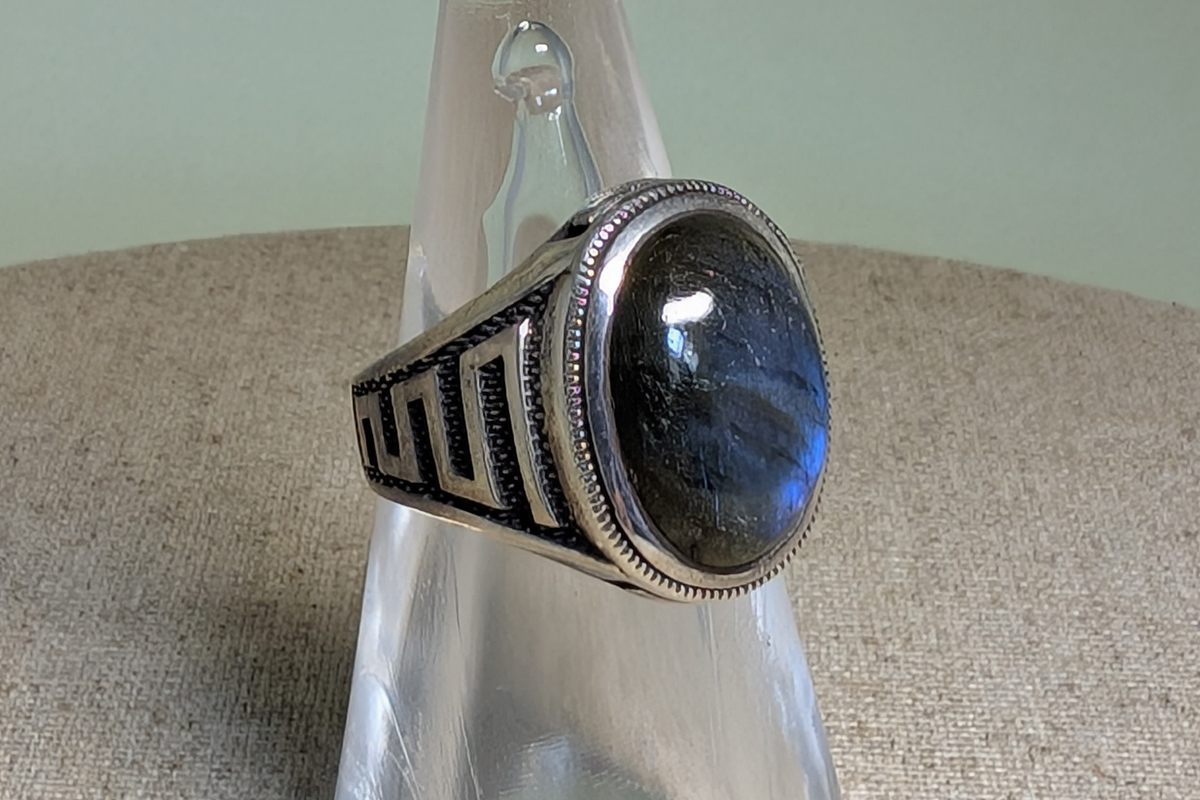 Bague en Labradorite