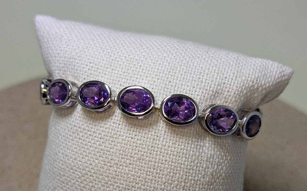 Bracelet en Améthyste