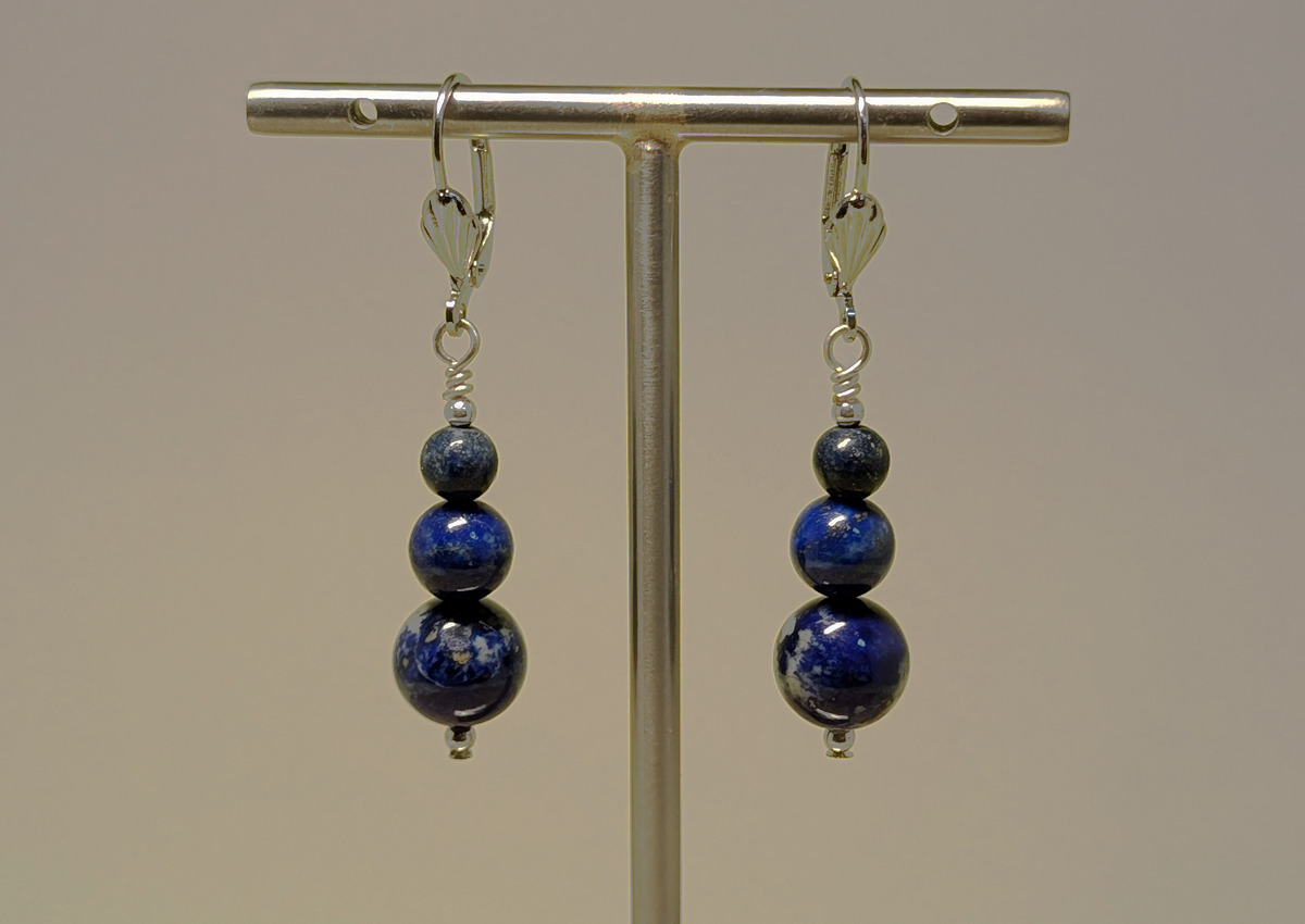 Boucles d'oreilles en Lapis Lazuli Boucles d'oreilles en Lapis Lazuli