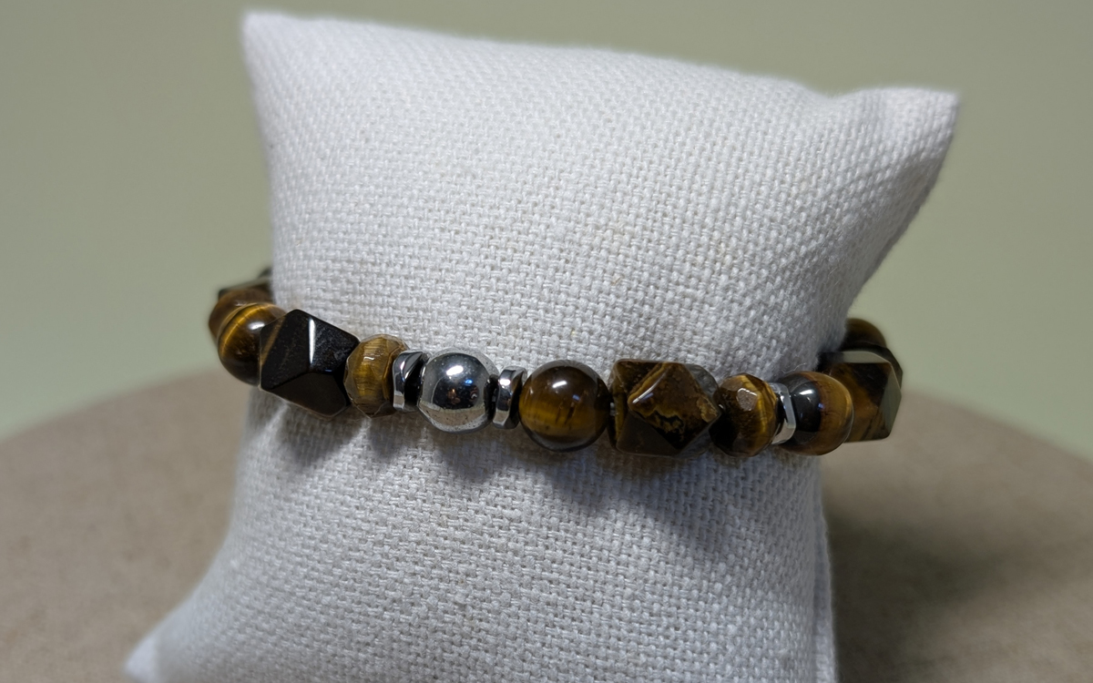 Bracelet en Oeil de Tigre Bracelet en Oeil de Tigre