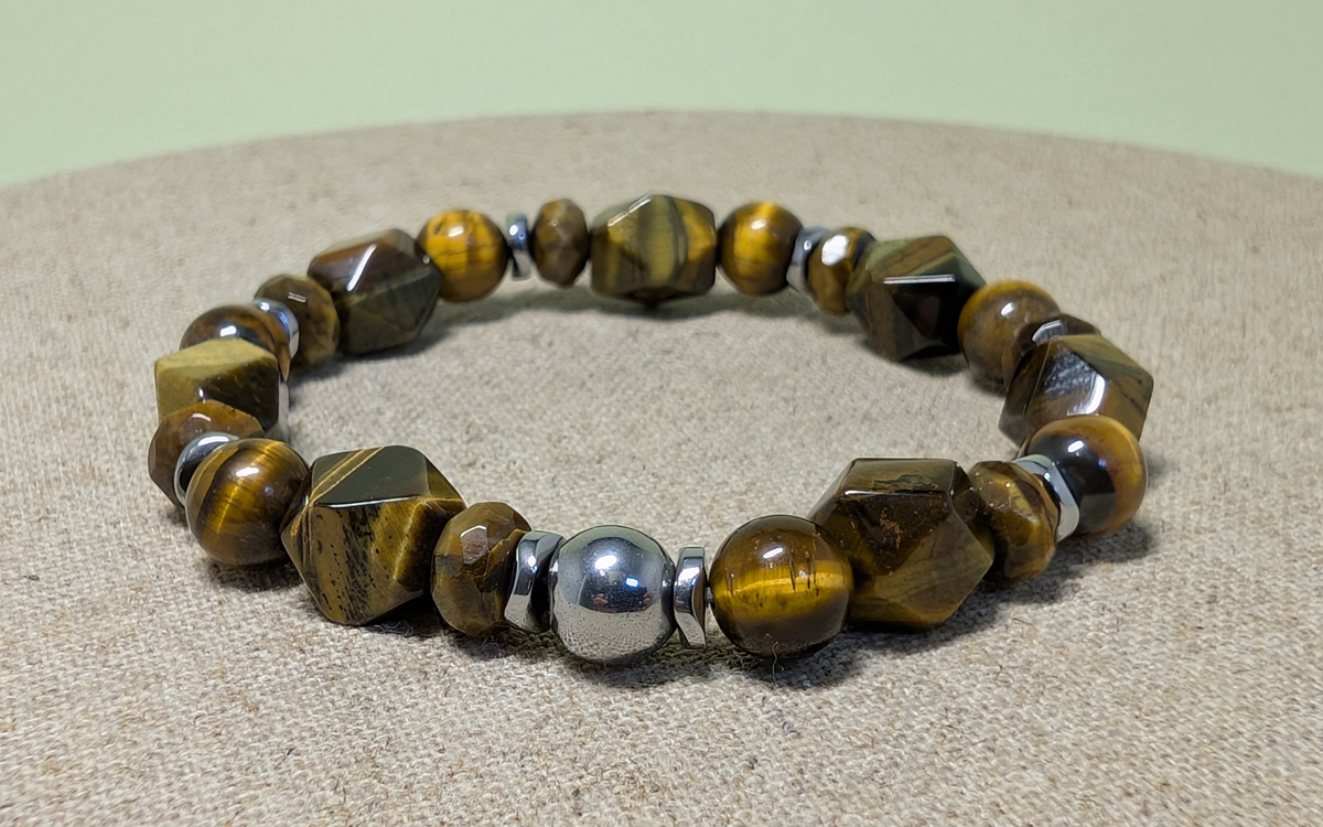 Bracelet en Oeil de Tigre Bracelet en Oeil de Tigre