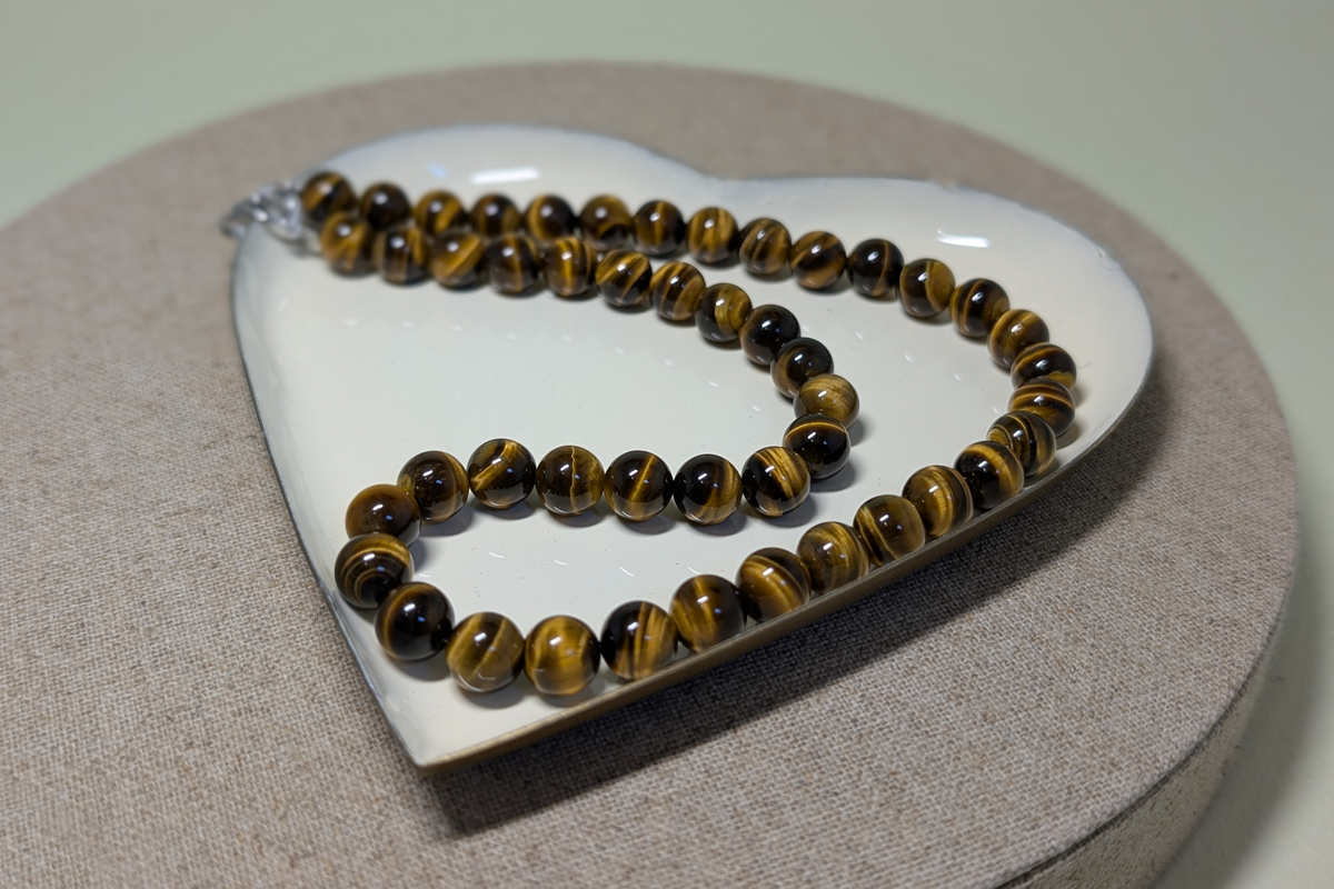 Collier en Oeil de Tigre