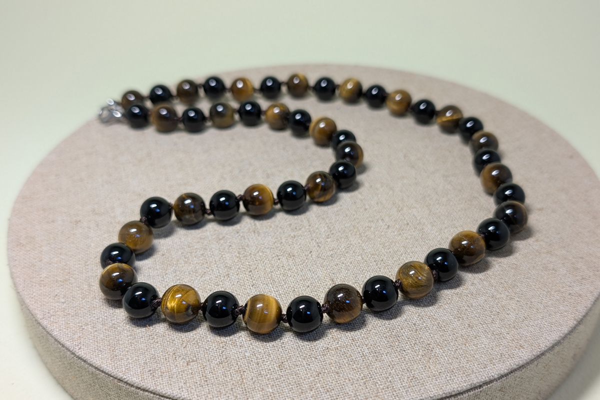 Collier en Oeil de Tigre