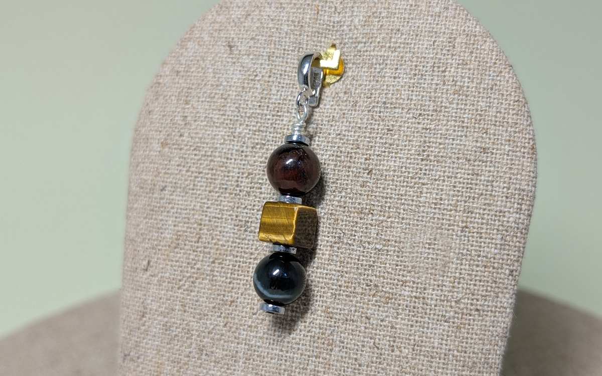 Pendentif en Oeil de Tigre