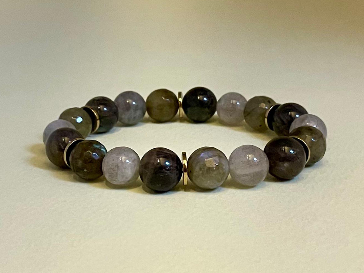 Bracelet Trilogie en Labradorite