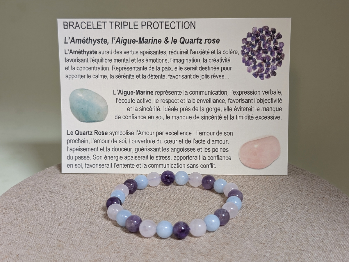 Bracelet Trilogie Triple Protection Bracelet Trilogie Triple Protection